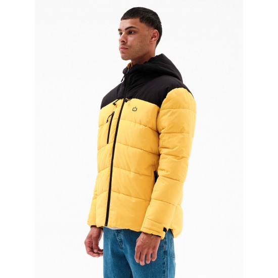 EMERSON ΑΝΔΡΙΚΟ ΜΠΟΥΦΑΝ PUFFER ΜΕ ΚΟΥΚΟΥΛΑ  232.EM10.15 YELLOW