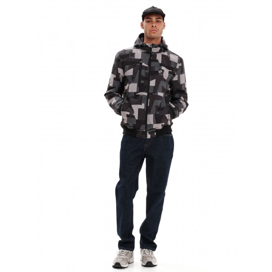 EMERSON ΑΝΔΡΙΚΟ ΜΠΟΥΦΑΝ BOMBER ΜΕ ΚΟΥΚΟΥΛΑ 232.EM10.37 OLIVE