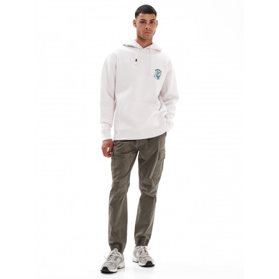 EMERSON ΑΝΔΡΙΚΟ ΦΟΥΤΕΡ ΜΕ ΚΟΥΚΟΥΛΑ “KEEP IT COOL” 232.EM20.11 OFF-WHITE