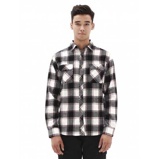 EMERSON ΑΝΔΡΙΚΟ ΚΑΡΟ ΦΑΝΕΛΕΝΙΟ ΠΟΥΚΑΜΙΣΟ 232.EM60.80 OFF-WHITE BLACK