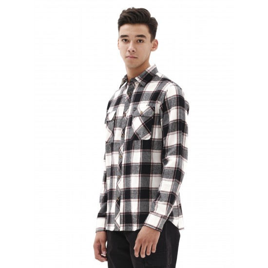 EMERSON ΑΝΔΡΙΚΟ ΚΑΡΟ ΦΑΝΕΛΕΝΙΟ ΠΟΥΚΑΜΙΣΟ 232.EM60.80 OFF-WHITE BLACK