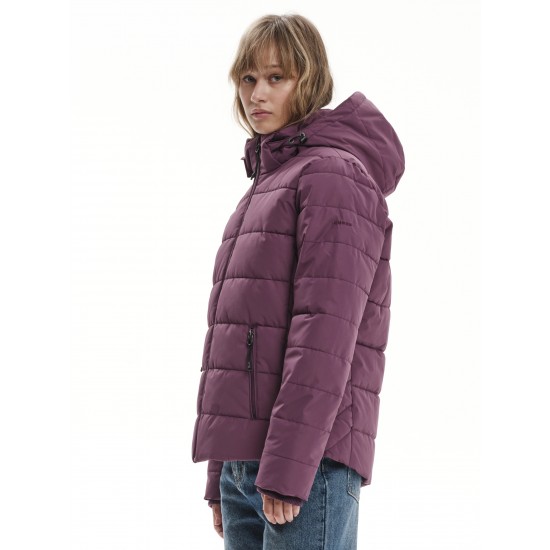 EMERSON ΓΥΝΑΙΚΕΙΟ ΜΠΟΥΦΑΝ PUFFER ΜΕ ΑΠΟΣΠΩΜΕΝΗ ΚΟΥΚΟΥΛΑ 232.EW10.40 MAUVE
