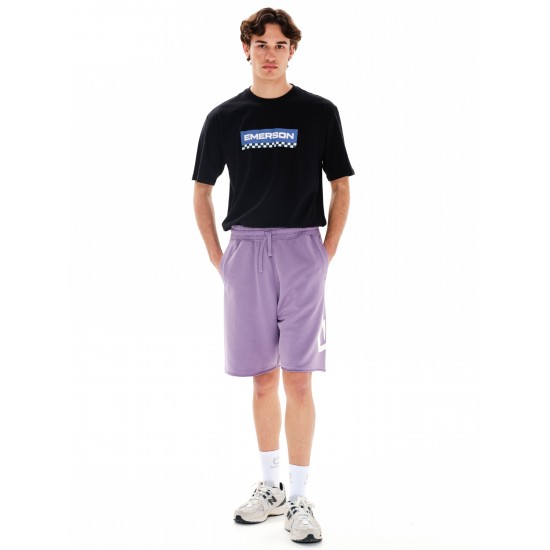 EMERSON MEN’S SWEAT SHORTS 241.EM26.38 MAUVE