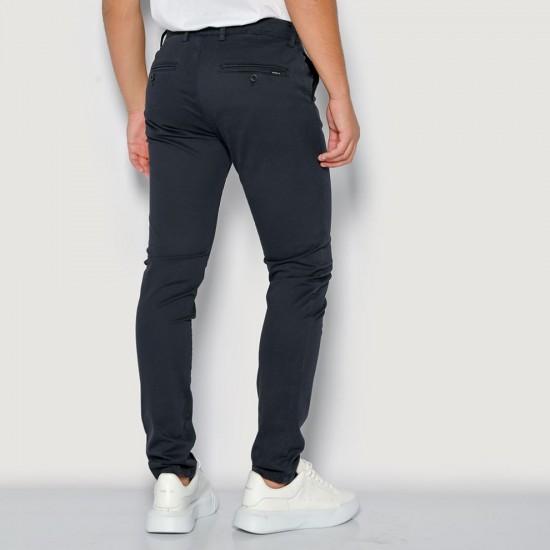ΠΑΝΤΕΛΟΝΙ CHINO ΑΝΔΡΙΚΟ ΒΑΜΒΑΚΕΡΟ SLIM FIT - 24514-401-451-MARINE