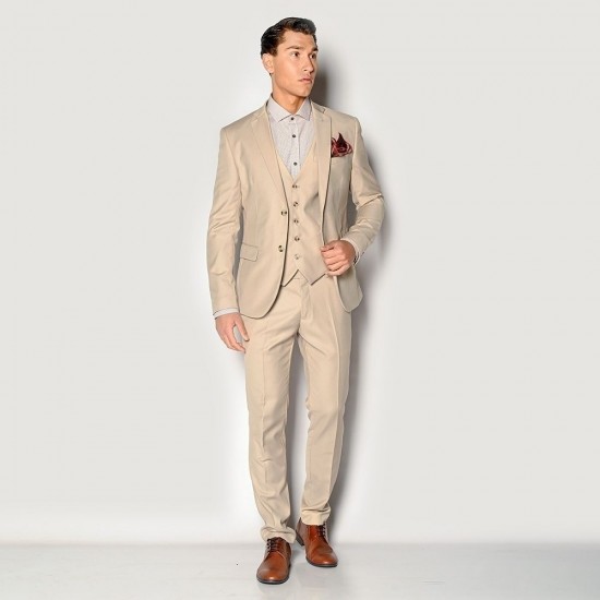 ΑΝΔΡΙΚΟ ΚΟΣΤΟΥΜΙ ΣΤΕΝΟ ΜΕ ΓΙΛΕΚΟ ΜΠΕΖ SOGO 23032-701-101