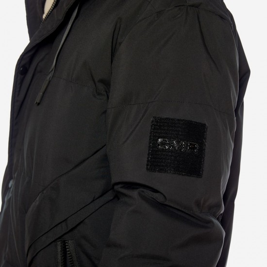 CAMARO ΑΝΔΡΙΚΟ ΜΑΚΡΥ ΜΠΟΥΦΑΝ ΜΕ ΚΟΥΚΟΥΛΑ 22520-403-BLACK