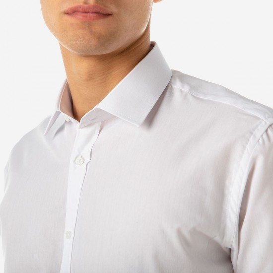 ΑΝΔΡΙΚΟ ΠΟΥΚΑΜΙΣΟ SOGO REGULAR FIT 22536-801-02-WHITE