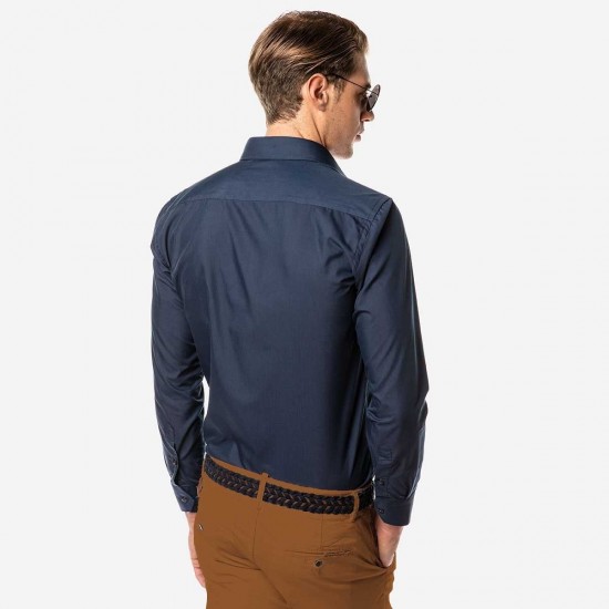 ΑΝΔΡΙΚΟ ΠΟΥΚΑΜΙΣΟ SOGO REGULAR FIT 22536-801-02-MARINE