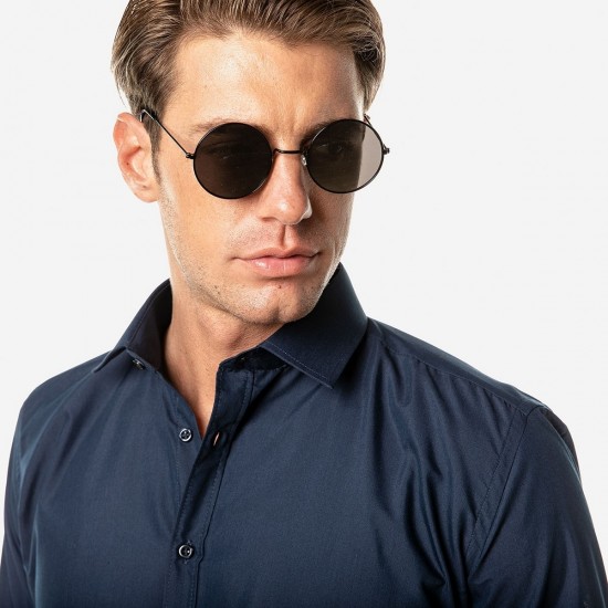ΑΝΔΡΙΚΟ ΠΟΥΚΑΜΙΣΟ SOGO REGULAR FIT 22536-801-02-MARINE