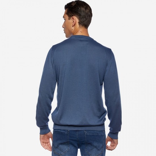 SOGO ΑΝΔΡΙΚΗ ΠΛΕΚΤΗ ΜΠΛΟΥΖΑ 22539-101-12-INDIGO