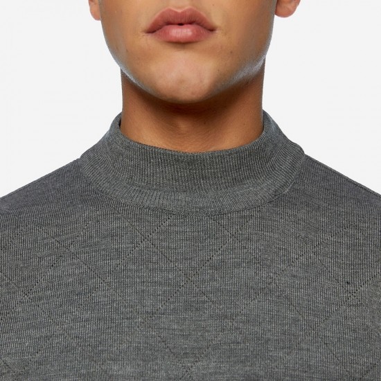 SOGO ΑΝΔΡΙΚΗ ΠΛΕΚΤΗ ΜΠΛΟΥΖΑ LUPETO 22539-201-21-GREY