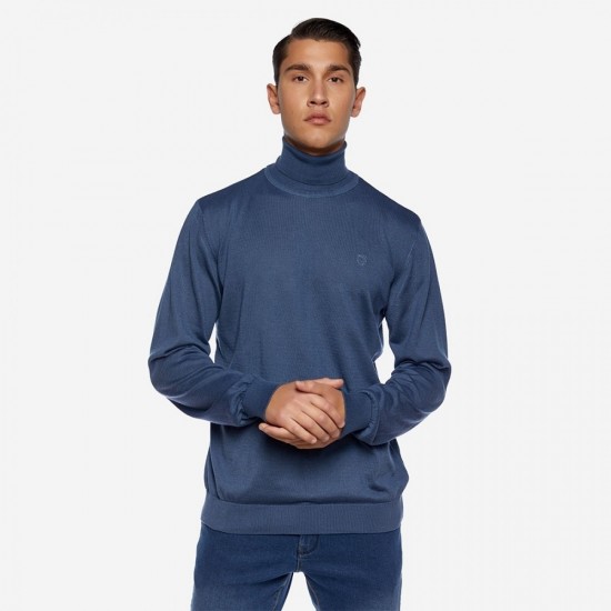 SOGO ΑΝΔΡΙΚΗ ΠΛΕΚΤΗ ΜΠΛΟΥΖΑ 22539-401-12-INDIGO
