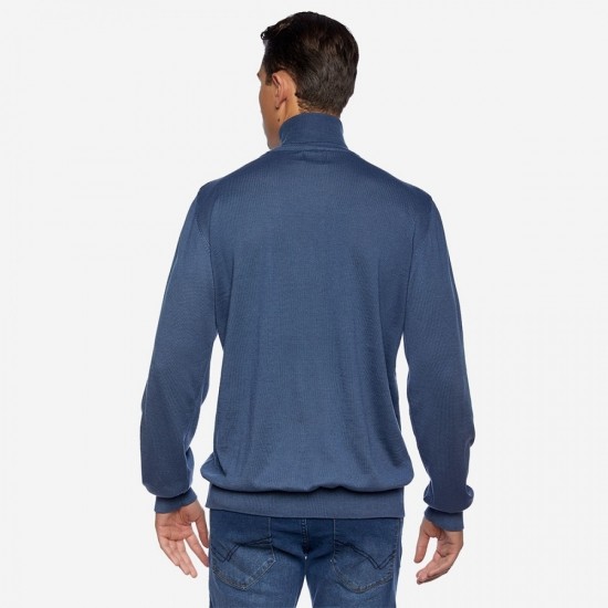 SOGO ΑΝΔΡΙΚΗ ΠΛΕΚΤΗ ΜΠΛΟΥΖΑ 22539-401-12-INDIGO