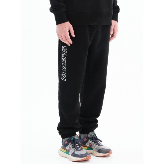 EMERSON ΑΝΔΡΙΚΟ FLEECE ΠΑΝΤΕΛΟΝΙ ΦΟΡΜΑΣ JOGGER 222.EM25.99 BLACK
