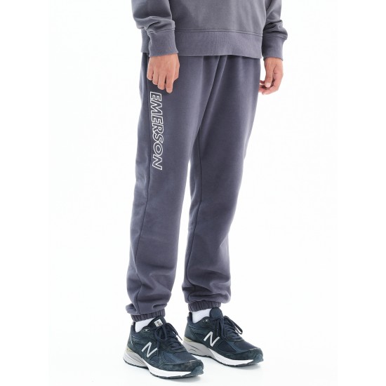 EMERSON ΑΝΔΡΙΚΟ FLEECE ΠΑΝΤΕΛΟΝΙ ΦΟΡΜΑΣ JOGGER 222.EM25.99 STONE GREY