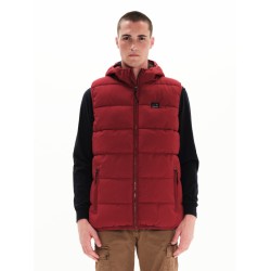 ΑΝΔΡΙΚΟ ΑΜΑΝΙΚΟ PUFFER JACKET EMERSON 222.ΕΜ10.149 D RED