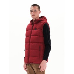 ΑΝΔΡΙΚΟ ΑΜΑΝΙΚΟ PUFFER JACKET EMERSON 222.ΕΜ10.149 D RED
