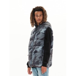 ΑΝΔΡΙΚΟ ΑΜΑΝΙΚΟ PUFFER JACKET EMERSON 222.ΕΜ10.149 PR308 OLIVE