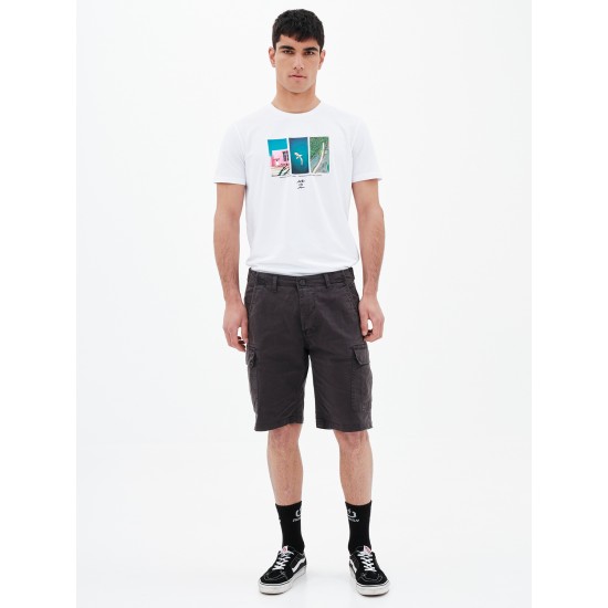 EMERSON ΑΝΔΡΙΚΗ STRECH CARGO ΒΕΡΜΟΥΔΑ 231.EM47.95 EBONY