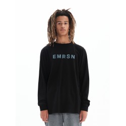 EMERSON ΑΝΔΡΙΚΗ ΜΑΚΡΥΜΑΝΙΚΗ ΜΠΛΟΥΖΑ  222.EM31.01 BLACK