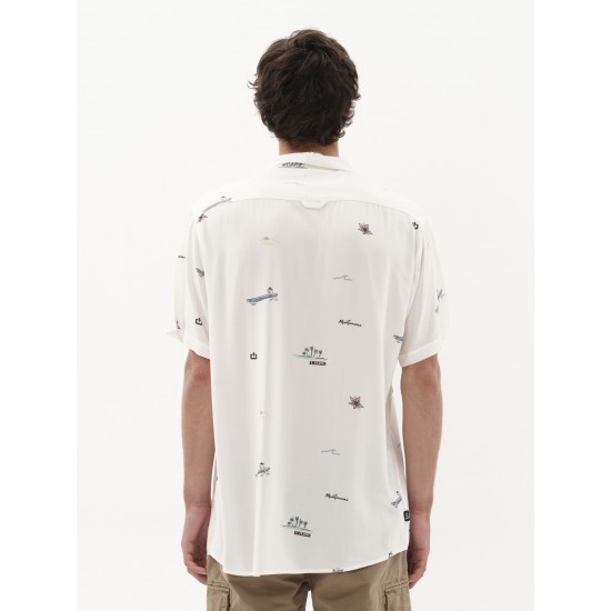 EMERSON ΚΟΝΤΟΜΑΝΙΚΟ ΠΟΥΚΑΜΙΣΟ 231.EM61.03 PR350 OFF WHITE