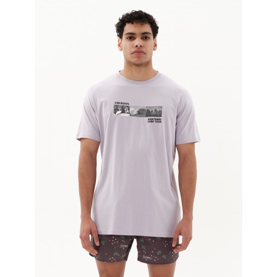 EMERSON T-SHIRT 231.EM33.142 LILAC
