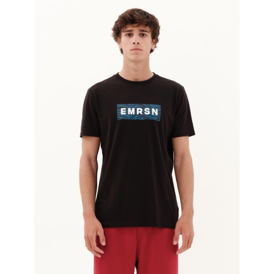 EMERSON T-SHIRT 231.EM33.73 BLACK