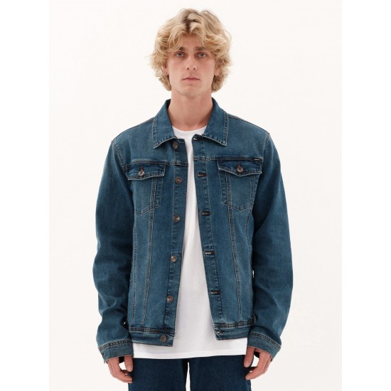 EMERSON ΑΝΔΡΙΚΟ JEAN JACKET 231.EM18.101 MIDDLE BLUE