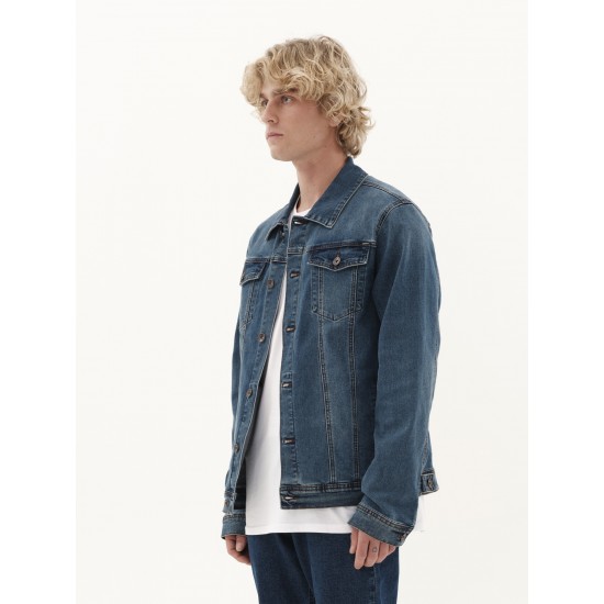 EMERSON ΑΝΔΡΙΚΟ JEAN JACKET 231.EM18.101 MIDDLE BLUE