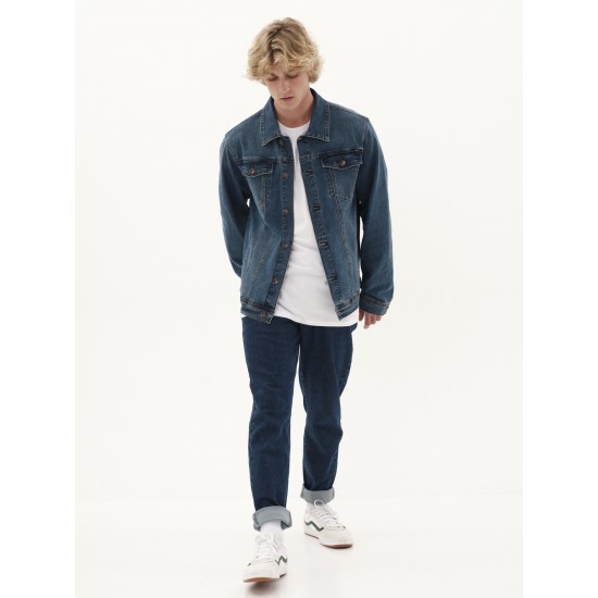 EMERSON ΑΝΔΡΙΚΟ JEAN JACKET 231.EM18.101 MIDDLE BLUE