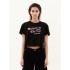 EMERSON ΓΥΝΑΙΚΕΙΟ CROP T-SHIRT 231.EW33.68 BLACK