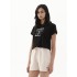 EMERSON ΓΥΝΑΙΚΕΙΟ CROPPED T-SHIRT 231.EW33.71 BLACK