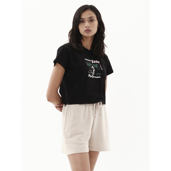 EMERSON ΓΥΝΑΙΚΕΙΟ CROPPED T-SHIRT 231.EW33.71 BLACK