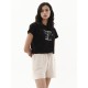 EMERSON ΓΥΝΑΙΚΕΙΟ CROPPED T-SHIRT 231.EW33.71 BLACK