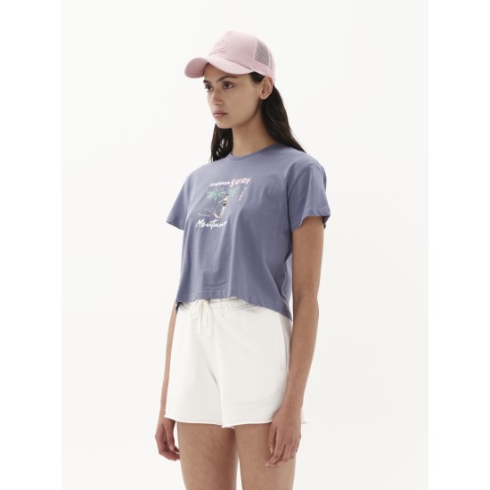 EMERSON ΓΥΝΑΙΚΕΙΟ CROPPED T-SHIRT 231.EW33.71 PURPLE