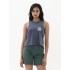 EMERSON ΓΥΝΑΙΚΕΙΟ CROPPED ΑΜΑΝΙΚΟ T-SHIRT 231.EW37.114 INDIGO BLUE