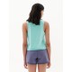 EMERSON ΓΥΝΑΙΚΕΙΟ CROPPED ΑΜΑΝΙΚΟ T-SHIRT 231.EW37.114 TURQOISE