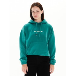 ΓΥΝΑΙΚΕΙΟ EMERSON ΦΟΥΤΕΡ ΜΕ ΚΟΥΚΟΥΛΑ 222.EW20.77 DUSTY TURQUOISE
