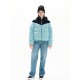 EMERSON ΓΥΝΑΙΚΕΙΟ PUFFER JACKET ΜΕ ΚΟΥΚΟΥΛΑ 222.ΕW10.18 DUSTY TURQUOISE/NAVY BLUE