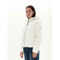 EMERSON ΓΥΝΑΙΚΕΙΟ PUFFER JACKET ΜΕ ΚΟΥΚΟΥΛΑ 222.ΕW10.18 OFF WHITE