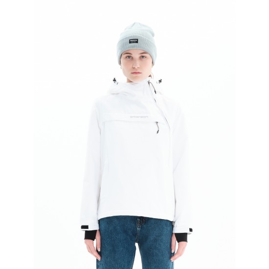 EMERSON ΓΥΝΑΙΚΕΙΟ JACKET ΜΕ ΠΛΑΙΝΟ ΦΕΡΜΟΥΑΡ 222.ΕW10.62 K9 WHITE