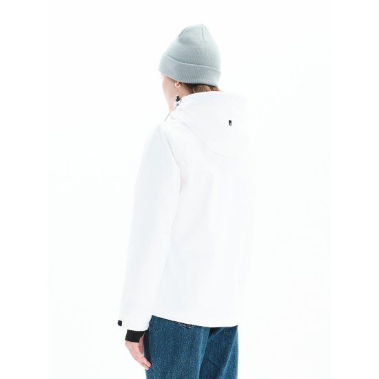 EMERSON ΓΥΝΑΙΚΕΙΟ JACKET ΜΕ ΠΛΑΙΝΟ ΦΕΡΜΟΥΑΡ 222.ΕW10.62 K9 WHITE