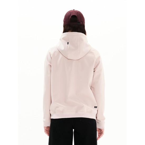 EMERSON ΓΥΝΑΙΚΕΙΟ JACKET BONDED BOMBER ΜΕ ΚΟΥΚΟΥΛΑ 222.EW11.87 PALE PINK