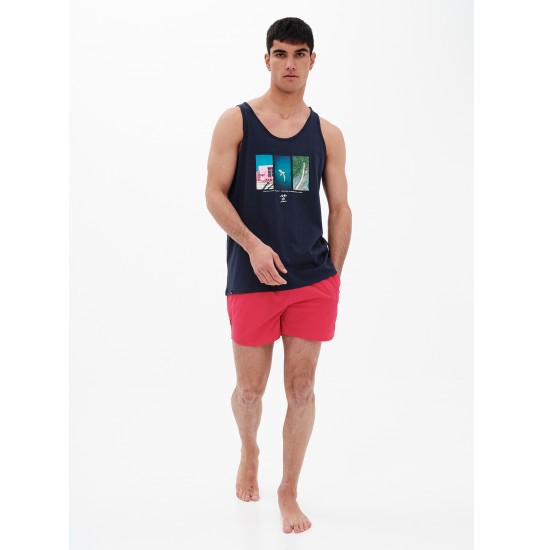 EMERSON  ΑΜΑΝΙΚΗ ΜΠΛΟΥΖΑ RESPONSIBLE TRIPTYCH 221.EM37.63 NAVY BLUE