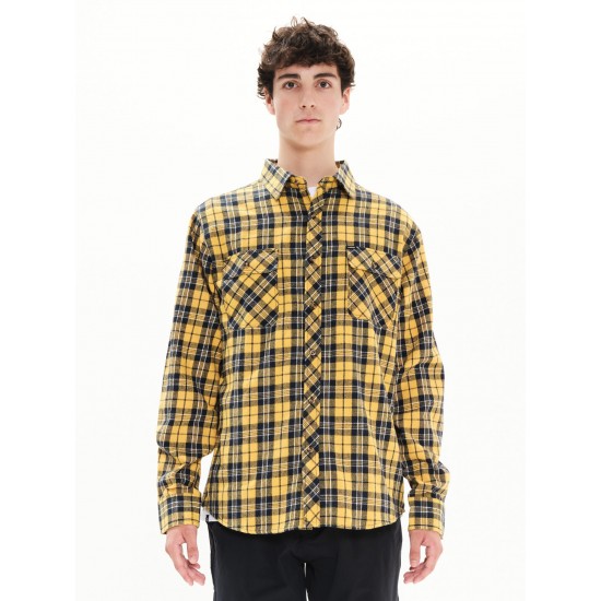 EMERSON ΑΝΔΡΙΚΟ ΚΑΡΟ ΦΑΝΕΛΕΝΙΟ ΠΟΥΚΑΜΙΣΟ - 222.EM60.80 YELLOW/NAVY