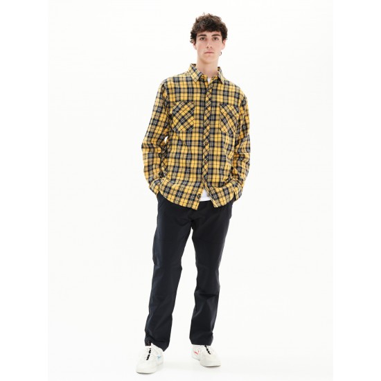 EMERSON ΑΝΔΡΙΚΟ ΚΑΡΟ ΦΑΝΕΛΕΝΙΟ ΠΟΥΚΑΜΙΣΟ - 222.EM60.80 YELLOW/NAVY