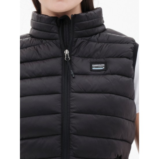 EMERSON ΓΥΝΑΙΚΕΙΟ ΕΛΑΦΡΥ ΑΜΑΝΙΚΟ ΜΠΟΥΦΑΝ PUFFER 231.EW10.167A BLACK