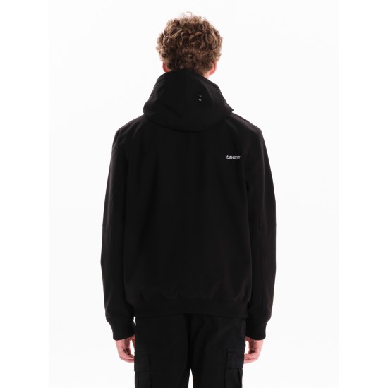 EMERSON ΑΝΔΡΙΚΟ ΜΠΟΥΦΑΝ BOMBER ΜΕ ΚΟΥΚΟΥΛΑ - 242.EM10.18 BLACK