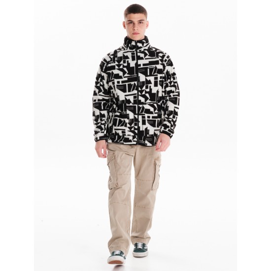 EMERSON ΑΝΔΡΙΚΟ FLEECE ΜΕ ΦΕΡΜΟΥΑΡ - 242.EM29.109 WHITE