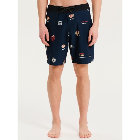 EMERSON ΑΝΔΡΙΚΟ ΕΜΠΡΙΜΕ ΑΝΑΚΥΚΛΩΜΕΝΟ BOARDSHORTS 48cm 251.EM524.12 PR477 NAVY